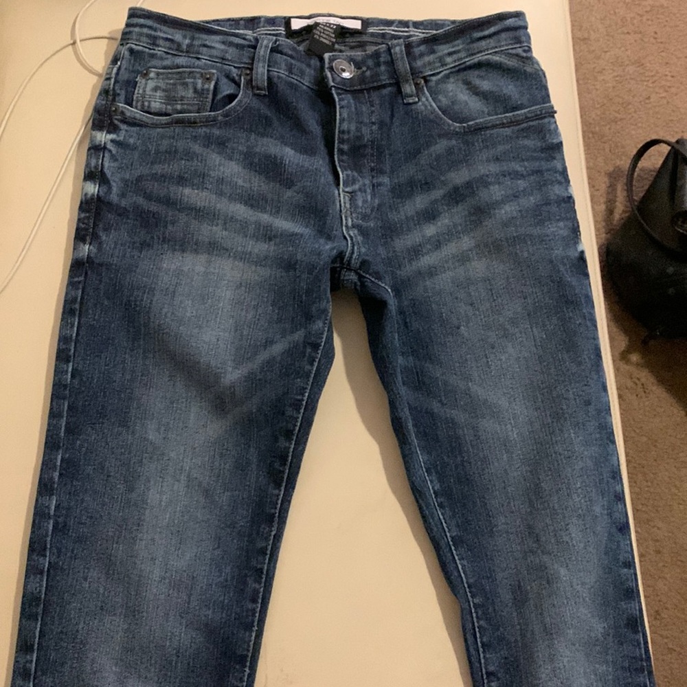 CUTE WHITE TAG JEANS
